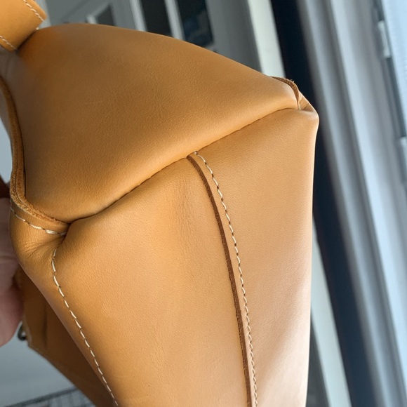 Portland Leather Goods Triangle Shoulder Bag | Sunflower - Picture 10 of 12